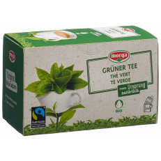 morga Grüner Tee mit Hülle Bio Fairtrade Knospe