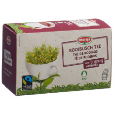 morga Rooibusch Tee mit Hülle Bio Fairtrade Knospe