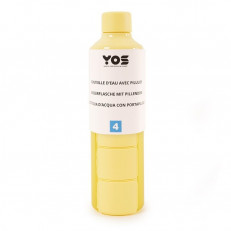 YOS Bottle Tagesdispenser 375ml mit 4 Fächern gelb