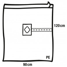 Foliodrape Lochtuch 60x75cm Polyethylen