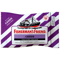 Fishermans Friend Cassis ohne Zucker mit Sorbitol