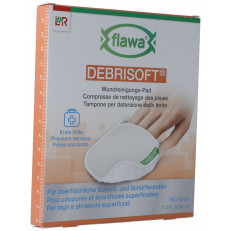 flawa Debrisoft Pad 10x10cm steril