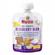 Holle Blueberry Bear Pouchy Heidelbeere Apfel & Banane mit Joghurt