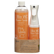 Bio WC Power Spray Set Sprühflasche und Vorratsflasche