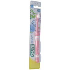 GUM Baby Zahnbürste 0-2 Jahre rosa