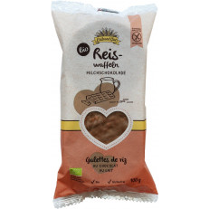 Leibundgut Reiswaffeln mit Milchschokoladen-Überzug Bio