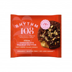 RHYTHM108 Chocolate Peanut Butter Soft Baked Filled Cookie