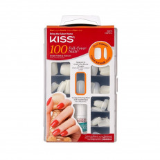 KISS Plain nails full cover and tips Short Square