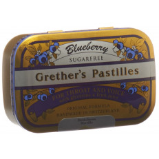 Grethers Blueberry Pastillen ohne Zucker