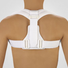 BORT Med Clavicula-Bandage L weiss