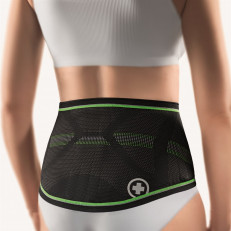 BORT Sport Lady Rückenbandage Gr0 schwarz/grün