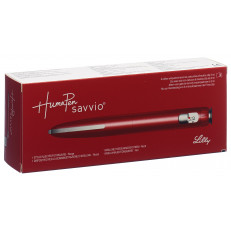 HumaPen Savvio Pen für Insulin-Injektionen rot