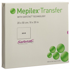 Mepilex Transfer Safetac Wundauflage 20x50cm Silikon