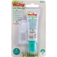 Nûby All Naturals Fingerzahnbürste und Zahncreme
