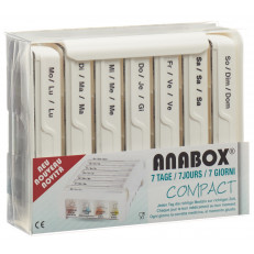 Anabox Compact 7 Tage deutsch/französisch/italienisch weiss