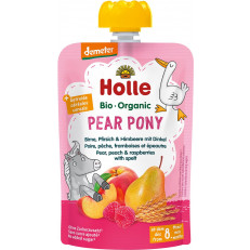 Holle Pear Pony - Pouchy Birne Pfirsich & Himbeere mit Dinkel
