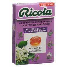 Ricola Holunderblüten Bonbons ohne Zucker mit Stevia