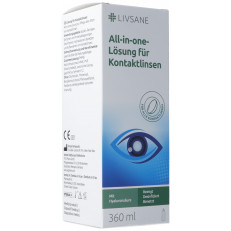 LIVSANE All-in-one-Lösung für Kontaktlinsen