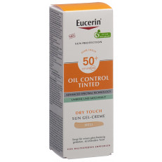 Eucerin SUN Face Oil Control Gel-Creme getönt hell LSF50+