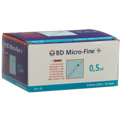 BD Micro-Fine+ U100 Insulin Spritze 12.7x0.33